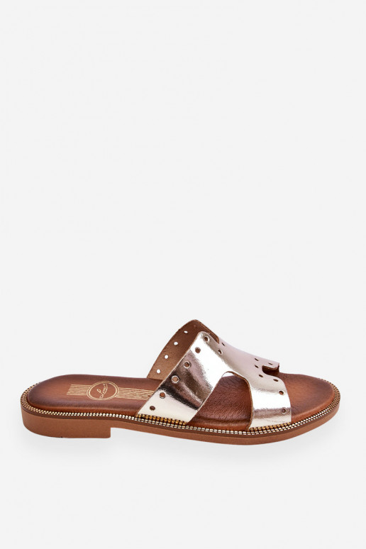 Zazoo 40326 Femenino Zapatillas Con recortes decorativos color dorado Zazoo 40326 Femenino Zapatillas Con recortes decorativos color dorado