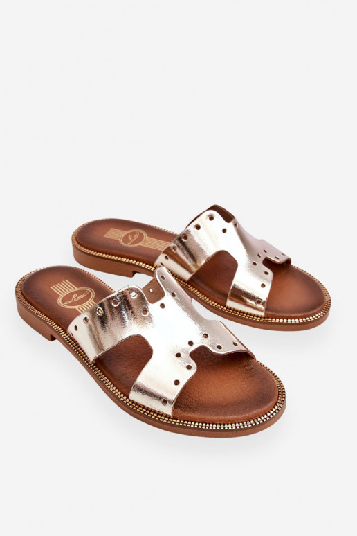 Zazoo 40326 Femenino Zapatillas Con recortes decorativos color dorado Zazoo 40326 Femenino Zapatillas Con recortes decorativos color dorado