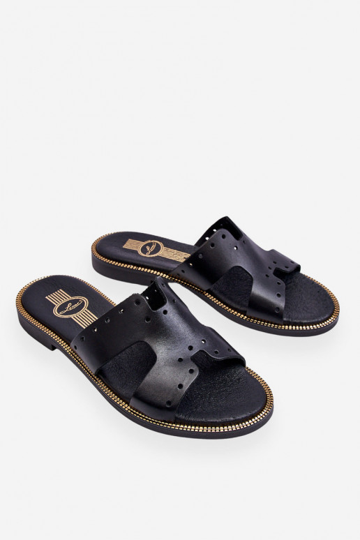 Zazoo 40326 Femenino Zapatillas Con recortes decorativos de color negro Zazoo 40326 Femenino Zapatillas Con recortes decorativos de color negro