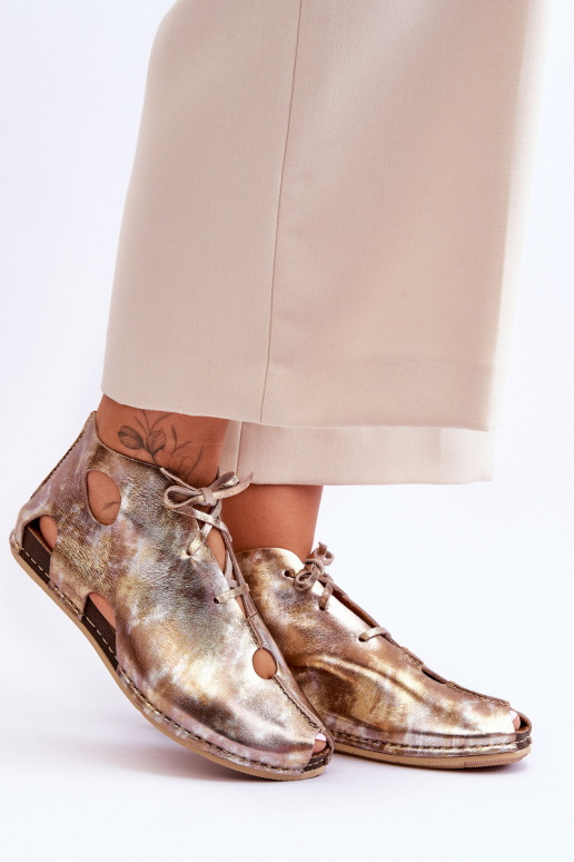 Piel Botas Tiene queciejka 03426-42 color dorado  Piel Botas Tiene queciejka 03426-42 color dorado