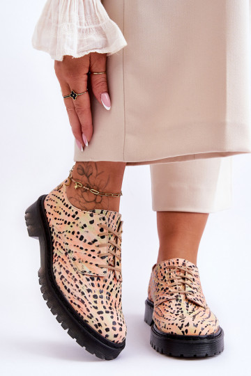 Femenino Piel zapatos modelo Oxford Tiene queciejka 04087-18 ActivadoranjaoAo-de color negro