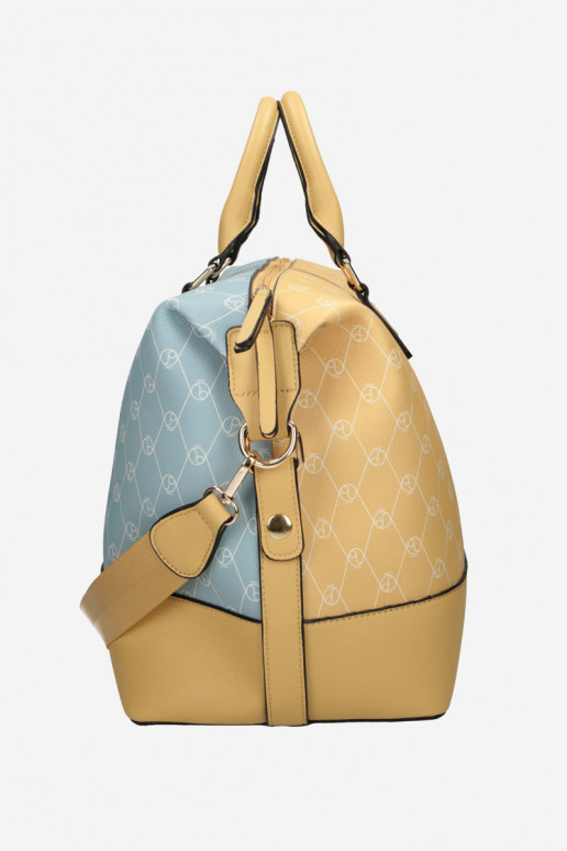 Grande Bolsa de viaje NOBO P1250-CM02 amarillo --Azul Grande Bolsa de viaje NOBO P1250-CM02 amarillo --Azul