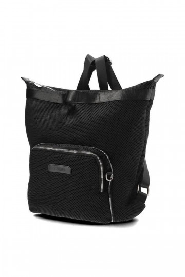Bolso de mano de malla para mujer Big Star LL574176 de color negro 2