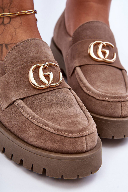 Femenino zapatos de gamuza con adornos beige Rosefalls Femenino zapatos de gamuza con adornos beige Rosefalls