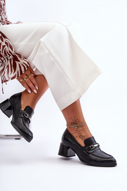 Conveniente Piel Zapatos de color negro Lemar Damira Conveniente Piel Zapatos de color negro Lemar Damira