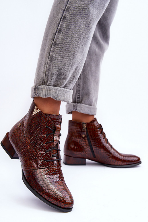 Botas de mujer Tiene queciejka 5743C-02 color marrón Botas de mujer Tiene queciejka 5743C-02 color marrón