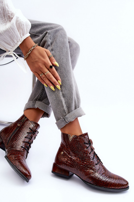 Botas de mujer Tiene queciejka 5743C-02 color marrón Botas de mujer Tiene queciejka 5743C-02 color marrón