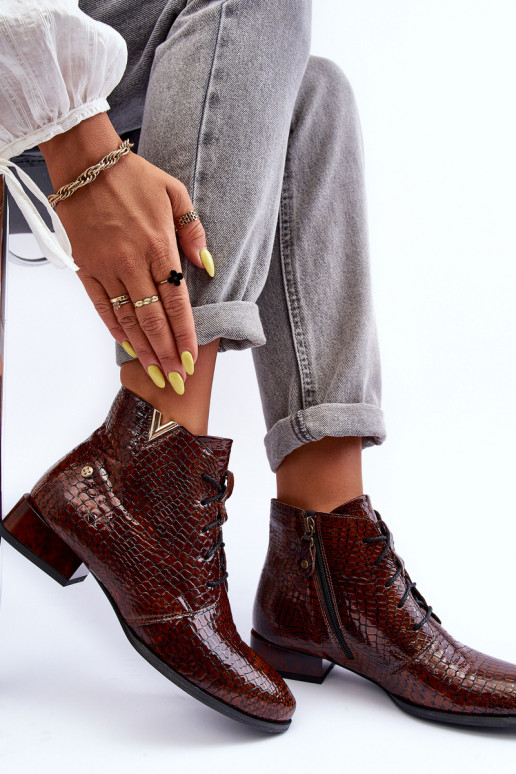 Botas de mujer Tiene queciejka 5743C-02 color marrón Botas de mujer Tiene queciejka 5743C-02 color marrón