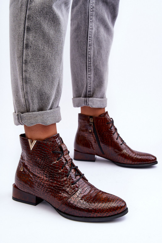 Botas de mujer Tiene queciejka 5743C-02 color marrón Botas de mujer Tiene queciejka 5743C-02 color marrón