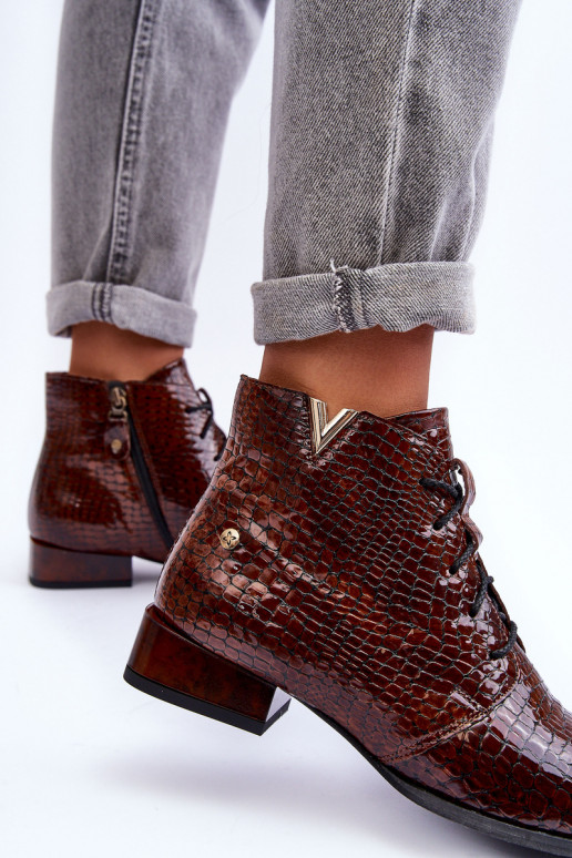 Botas de mujer Tiene queciejka 5743C-02 color marrón Botas de mujer Tiene queciejka 5743C-02 color marrón