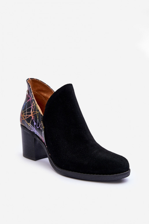 Botas de mujer con tacones Tiene queciejka 04492-99 de color negro Botas de mujer con tacones Tiene queciejka 04492-99 de color negro