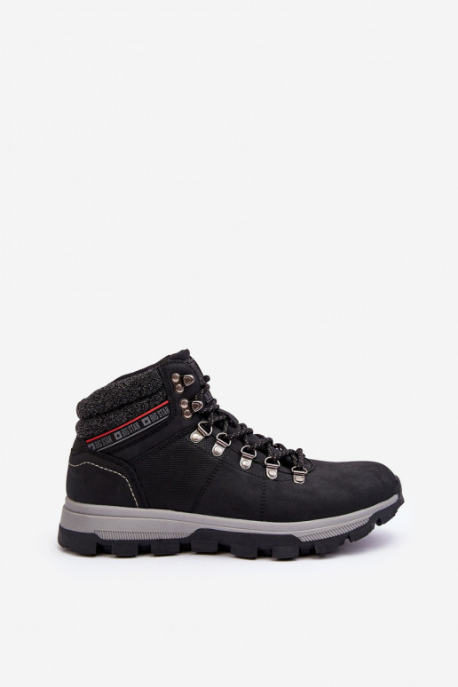 Tiene quesculino botas de montaña Big Star KK174215 de color negro Tiene quesculino botas de montaña Big Star KK174215 de color negro