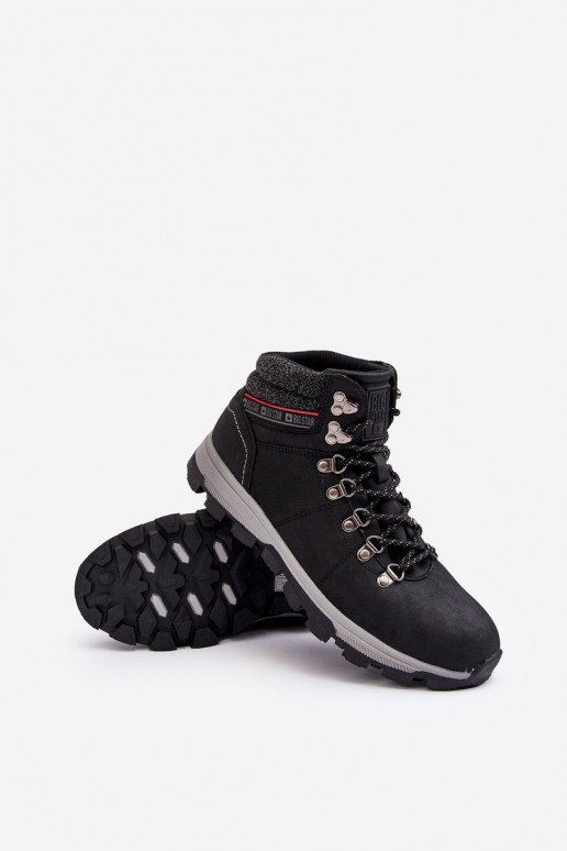 Tiene quesculino botas de montaña Big Star KK174215 de color negro Tiene quesculino botas de montaña Big Star KK174215 de color negro