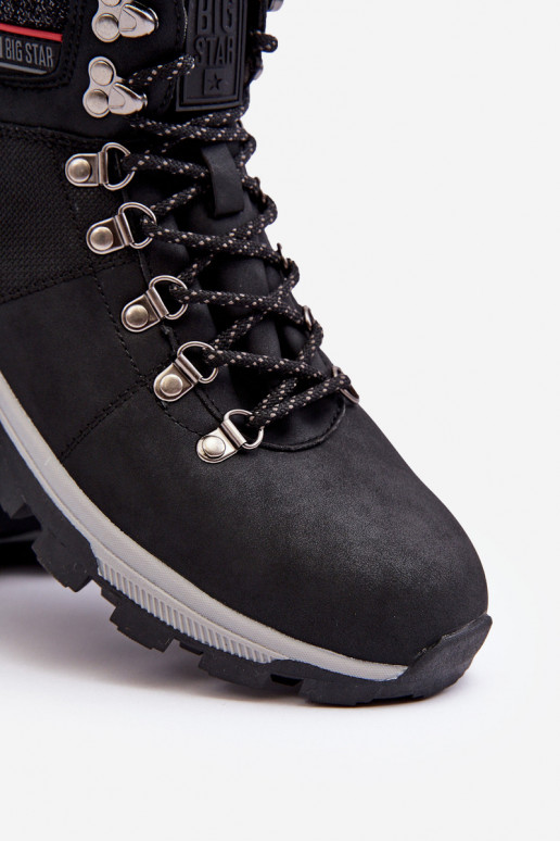 Tiene quesculino botas de montaña Big Star KK174215 de color negro Tiene quesculino botas de montaña Big Star KK174215 de color negro