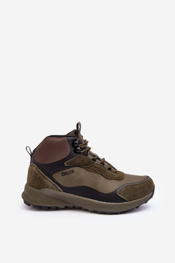 Botas de senderismo masculinas forradas color verde Big Star MM174333 2
