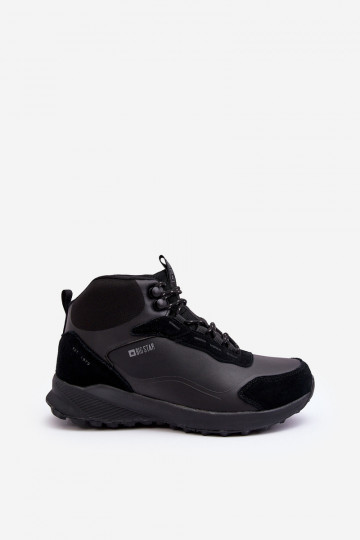 Botas de senderismo masculinas forradas color negro Big Star MM174334 2