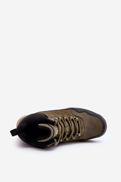 Femenino Botas de montaña con calefacción de color caqui Big Star MM274480 Femenino Botas de montaña con calefacción de color caqui Big Star MM274480