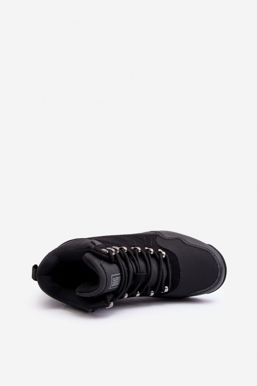 Femenino Botas de montaña con calefacción de color negro Big Star MM274481