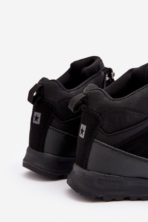 Femenino Botas de montaña con calefacción de color negro Big Star MM274481