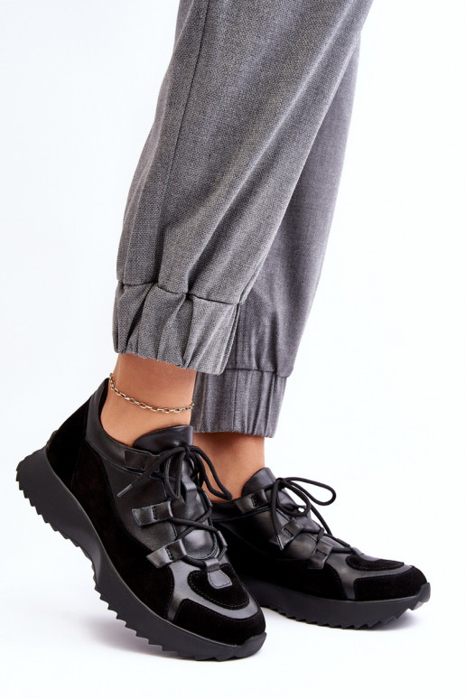 Piel zapatillas Femenino M01/2 Zazoo de color negro Piel zapatillas Femenino M01/2 Zazoo de color negro