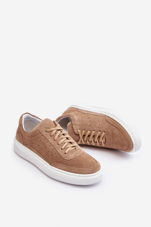 Tiene quesculino zapatillas de gamuza Zazoo 1544 beige Tiene quesculino zapatillas de gamuza Zazoo 1544 beige