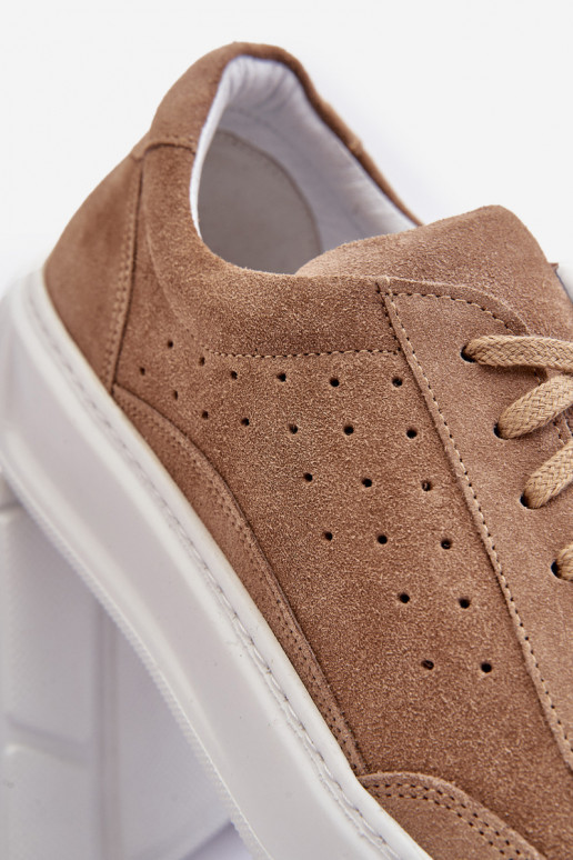 Tiene quesculino zapatillas de gamuza Zazoo 1544 beige Tiene quesculino zapatillas de gamuza Zazoo 1544 beige