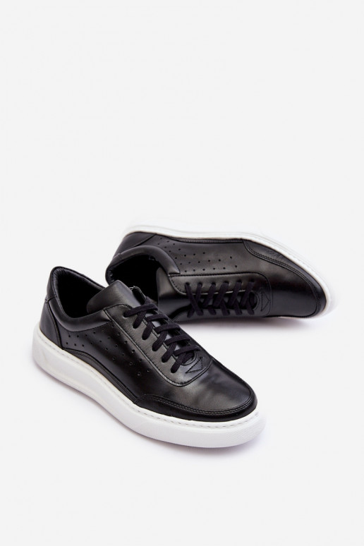 Tiene quesculino zapatillas Piel Zazoo 1544 de color negro Tiene quesculino zapatillas Piel Zazoo 1544 de color negro