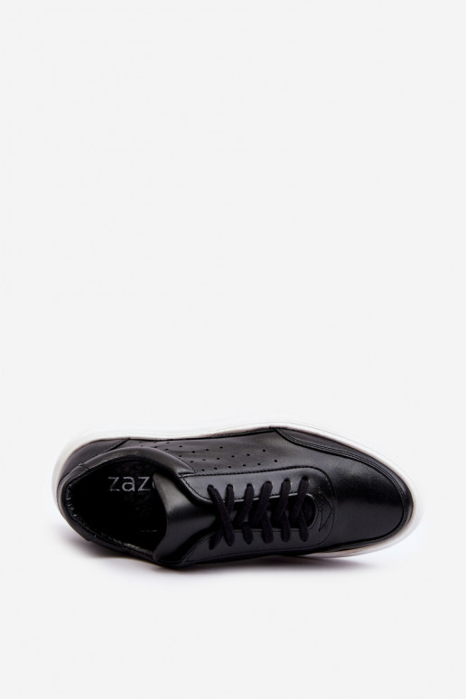 Tiene quesculino zapatillas Piel Zazoo 1544 de color negro Tiene quesculino zapatillas Piel Zazoo 1544 de color negro