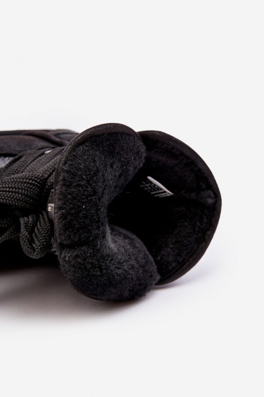 Femenino Botas de nieve con detalles elegantes D.Franklin DFSH370006 de color negro