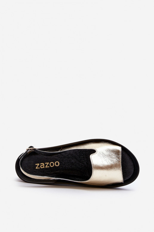 Zazoo 2893 Sandalias de mujer Piel na Gruesoj PodeszAie color dorado Zazoo 2893 Sandalias de mujer Piel na Gruesoj PodeszAie color dorado