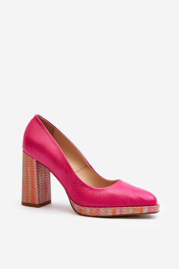 Zapatos con tacones Laura Messi 2746 color rosa