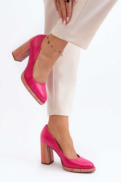 Zapatos con tacones Laura Messi 2746 color rosa