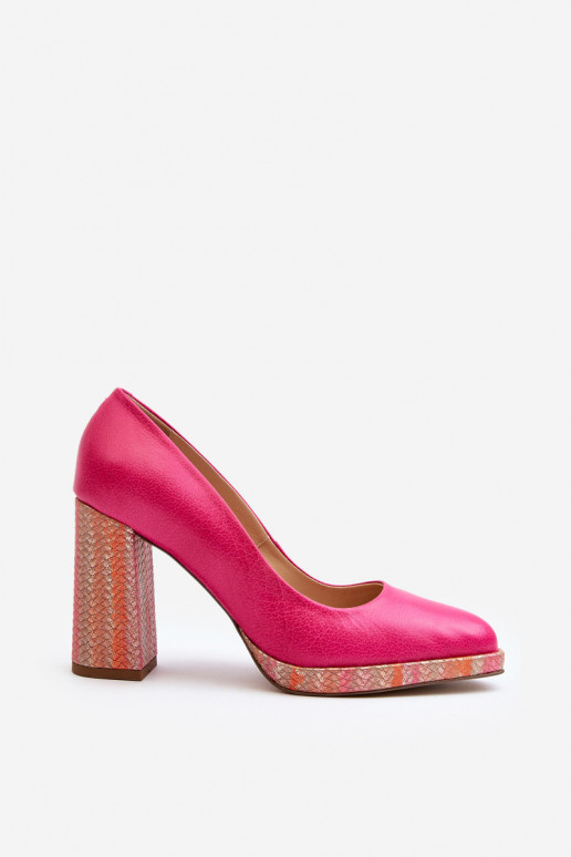 Zapatos con tacones Laura Messi 2746 color rosa