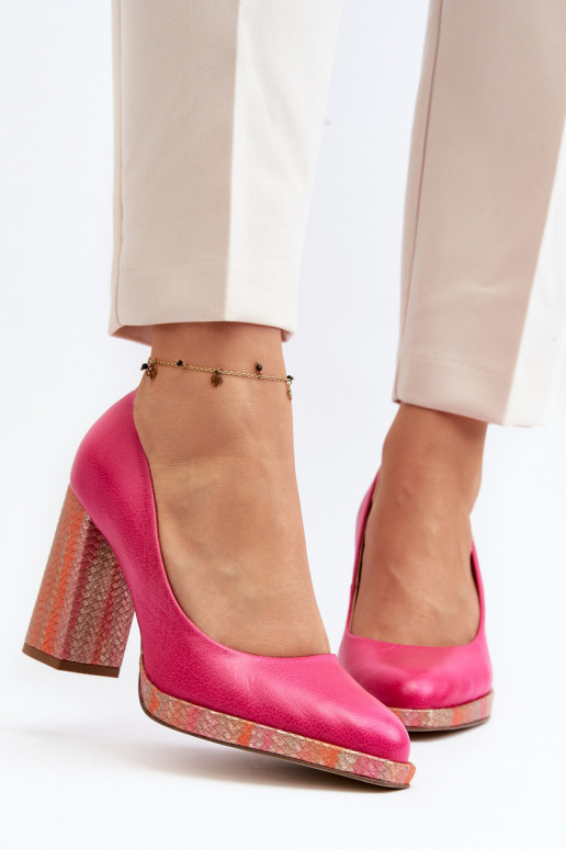 Zapatos con tacones Laura Messi 2746 color rosa