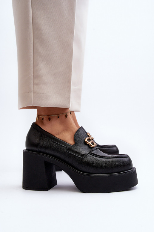 Zazoo 20170 zapatos Piel Femenino con tacones de color negro Zazoo 20170 zapatos Piel Femenino con tacones de color negro