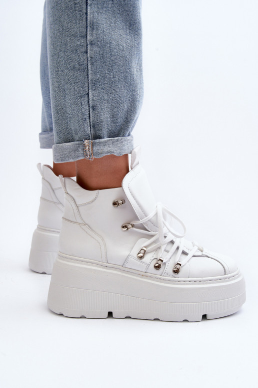 Zazoo 3416 Piel Femenino zapatillas el color blanco Zazoo 3416 Piel Femenino zapatillas el color blanco