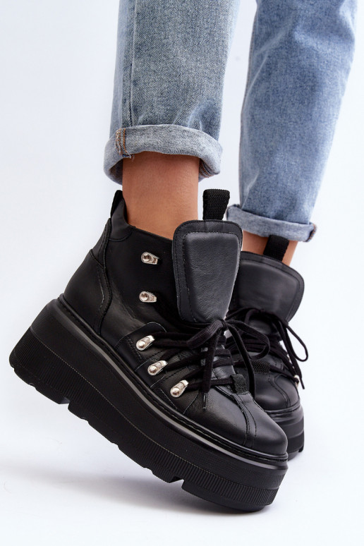 Zazoo 3416 Piel Femenino zapatillas de color negro Zazoo 3416 Piel Femenino zapatillas de color negro