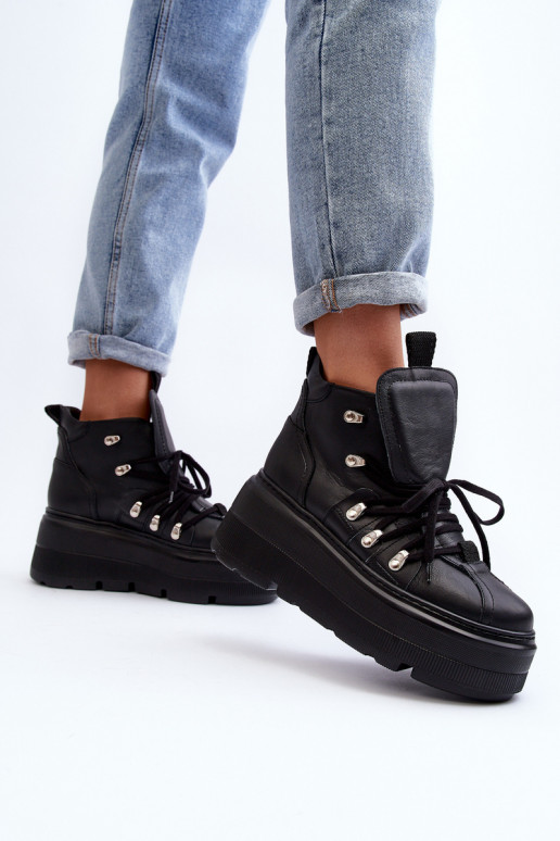 Zazoo 3416 Piel Femenino zapatillas de color negro Zazoo 3416 Piel Femenino zapatillas de color negro