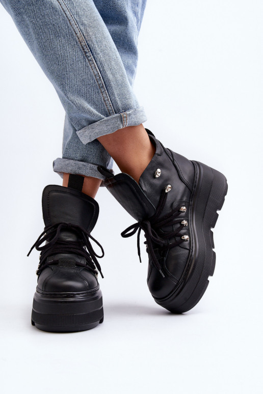 Zazoo 3416 Piel Femenino zapatillas de color negro Zazoo 3416 Piel Femenino zapatillas de color negro