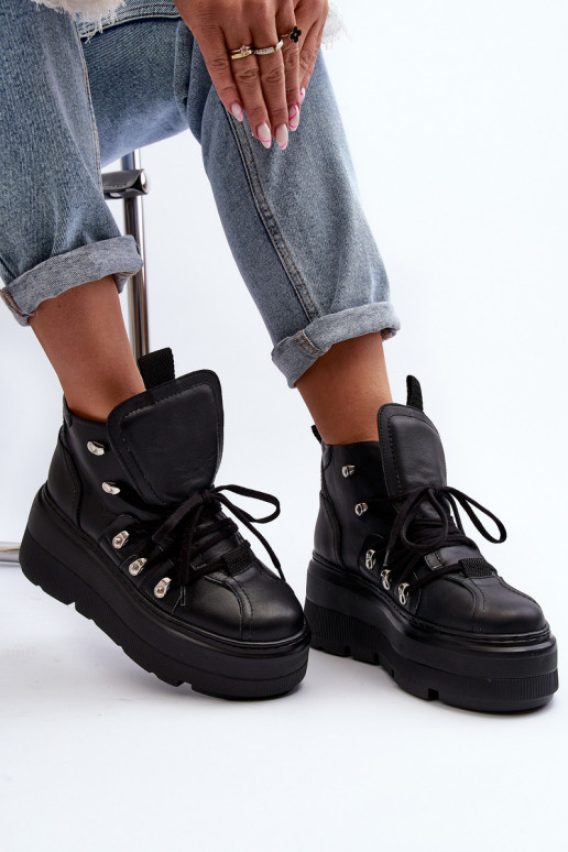 Zazoo 3416 Piel Femenino zapatillas de color negro Zazoo 3416 Piel Femenino zapatillas de color negro