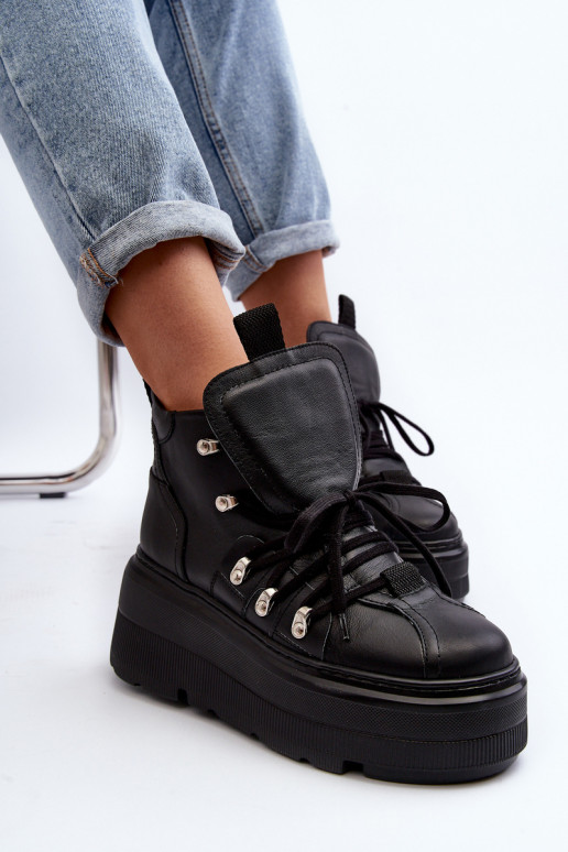 Zazoo 3416 Piel Femenino zapatillas de color negro Zazoo 3416 Piel Femenino zapatillas de color negro