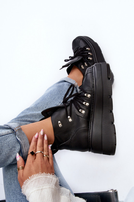 Zazoo 3416 Piel Femenino zapatillas de color negro Zazoo 3416 Piel Femenino zapatillas de color negro