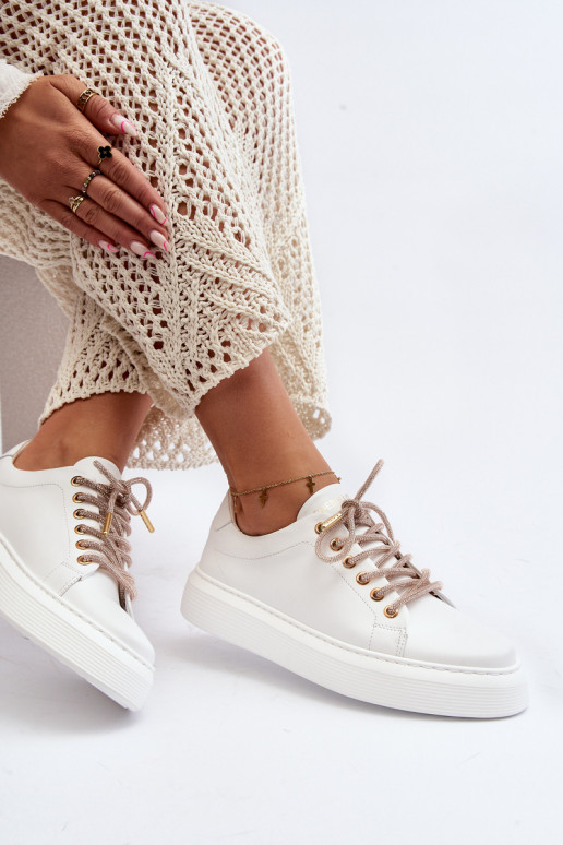 Piel Femenino zapatillas CheBello 4362 el color blanco Piel Femenino zapatillas CheBello 4362 el color blanco