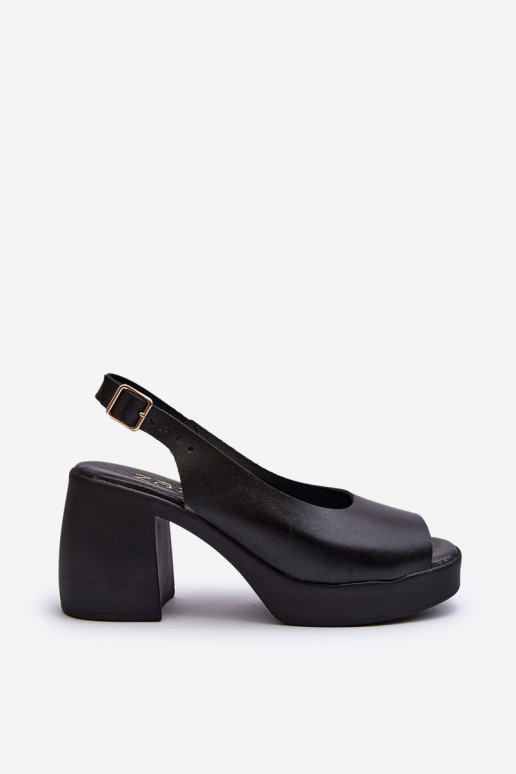 Zazoo 40376 Sandalias de mujer En tacones enormes de color negro Zazoo 40376 Sandalias de mujer En tacones enormes de color negro