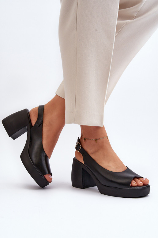 Zazoo 40376 Sandalias de mujer En tacones enormes de color negro Zazoo 40376 Sandalias de mujer En tacones enormes de color negro