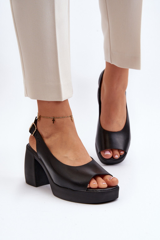 Zazoo 40376 Sandalias de mujer En tacones enormes de color negro Zazoo 40376 Sandalias de mujer En tacones enormes de color negro