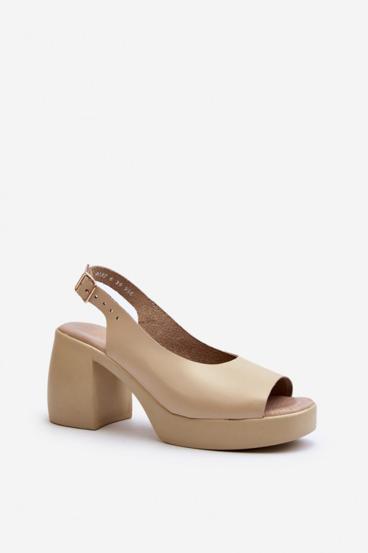 Zazoo 40376 Sandalias de mujer En tacones enormes beige Zazoo 40376 Sandalias de mujer En tacones enormes beige