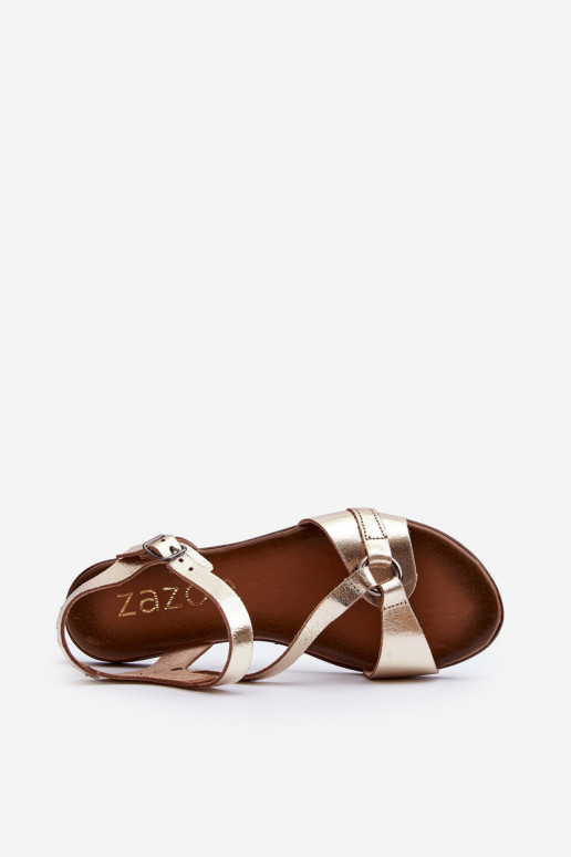 Zazoo 40182 Sandalias de mujer Femenino color dorado Zazoo 40182 Sandalias de mujer Femenino color dorado