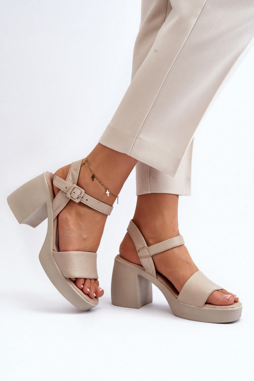 Zazoo 40386 Femenino Sandalias de mujer reloj beige Zazoo 40386 Femenino Sandalias de mujer reloj beige