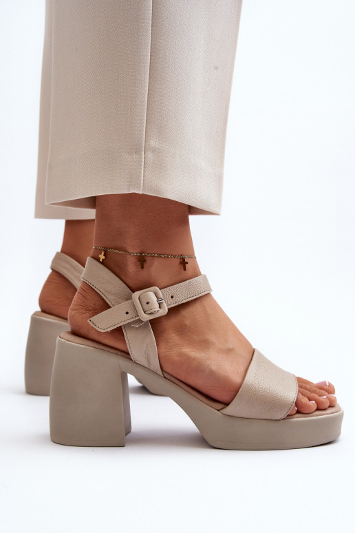 Zazoo 40386 Femenino Sandalias de mujer reloj beige Zazoo 40386 Femenino Sandalias de mujer reloj beige